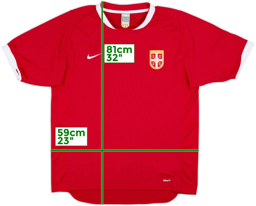 2007-08 Serbia Home Shirt - 8/10 - (L)