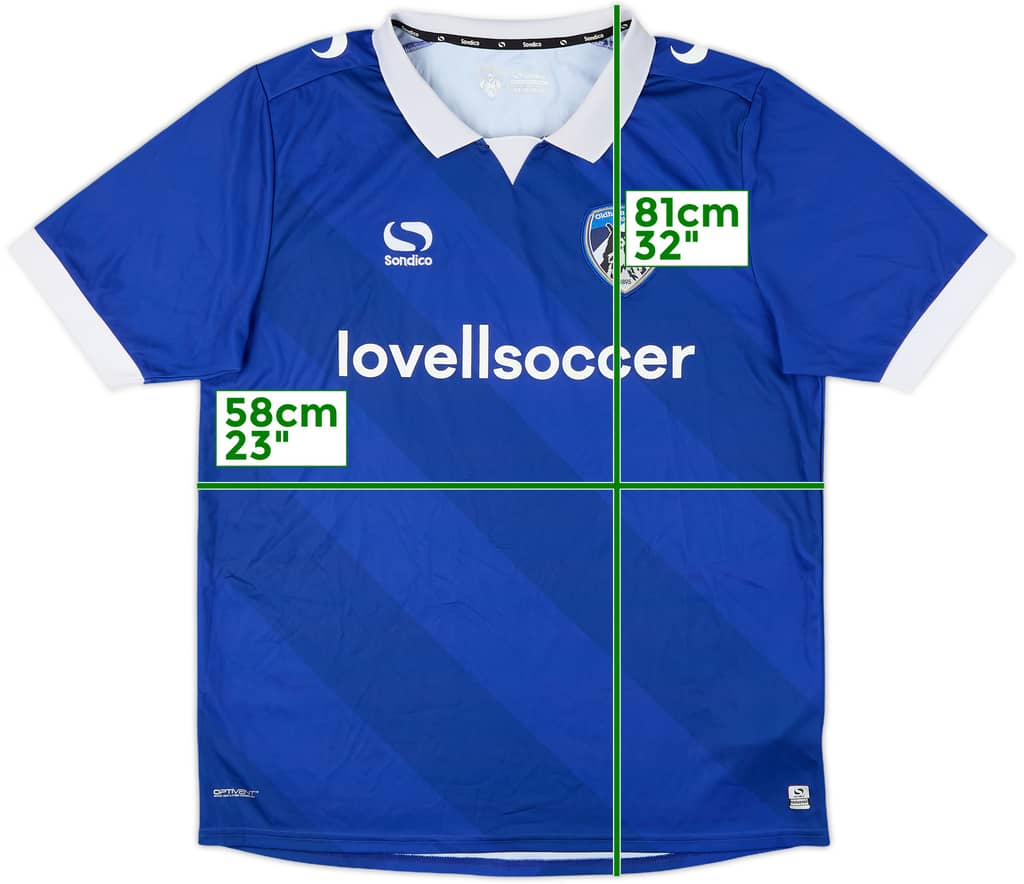 2018-19 Oldham Home Shirt - 7/10 - (XL)