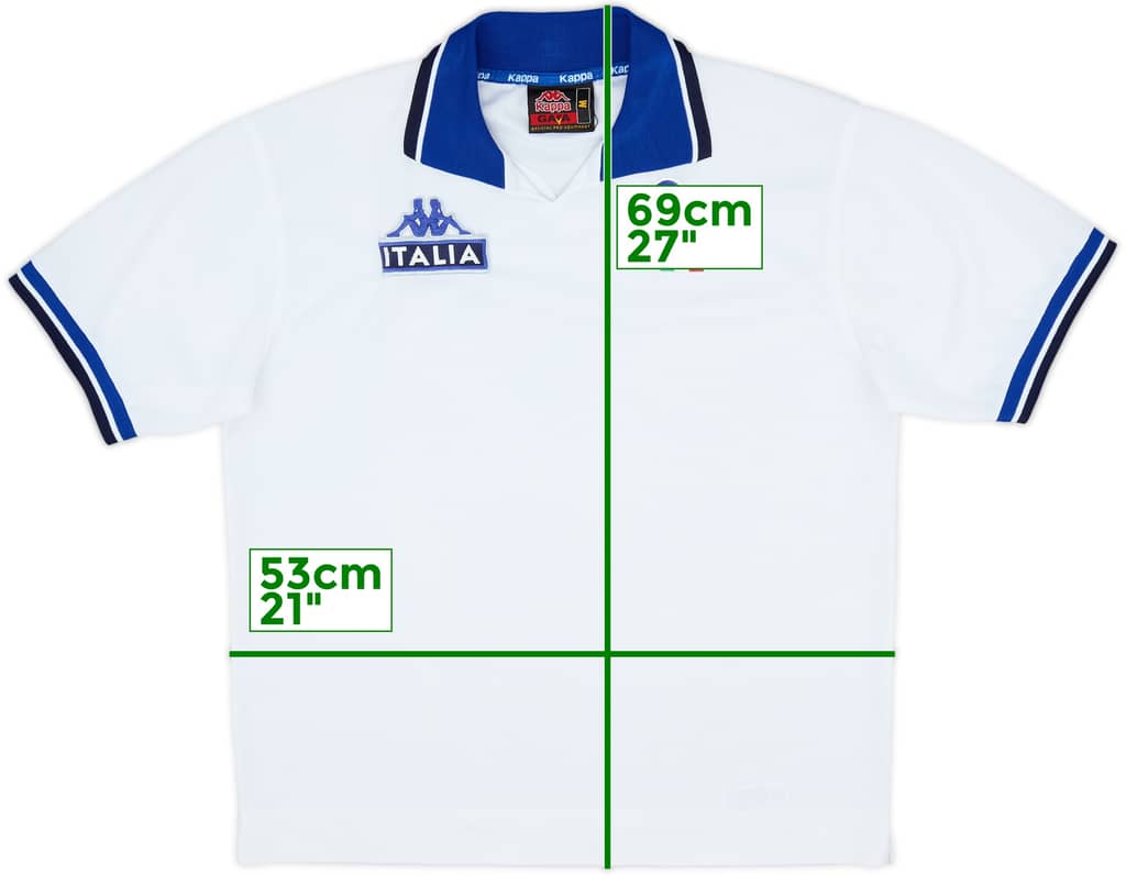 1999-00 Italy Kappa Polo Shirt - 6/10 - (M)