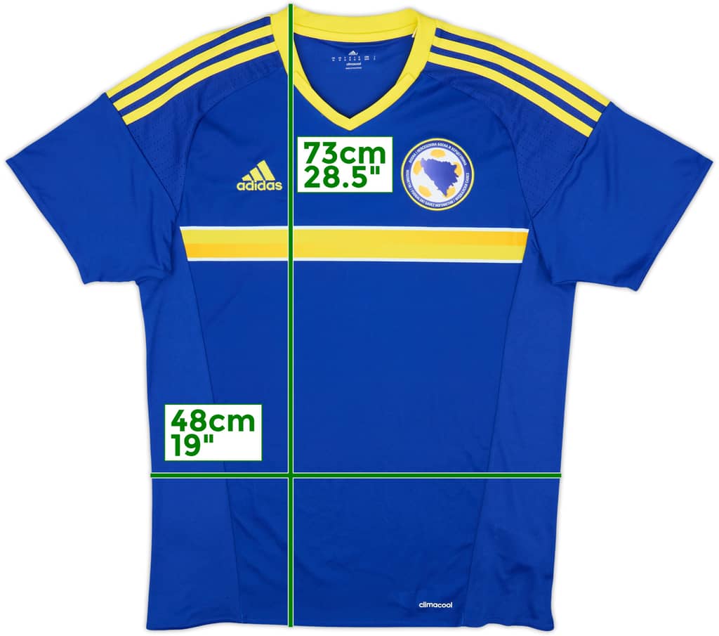 2016-17 Bosnia & Herzegovina Home Shirt - 9/10 - (M)