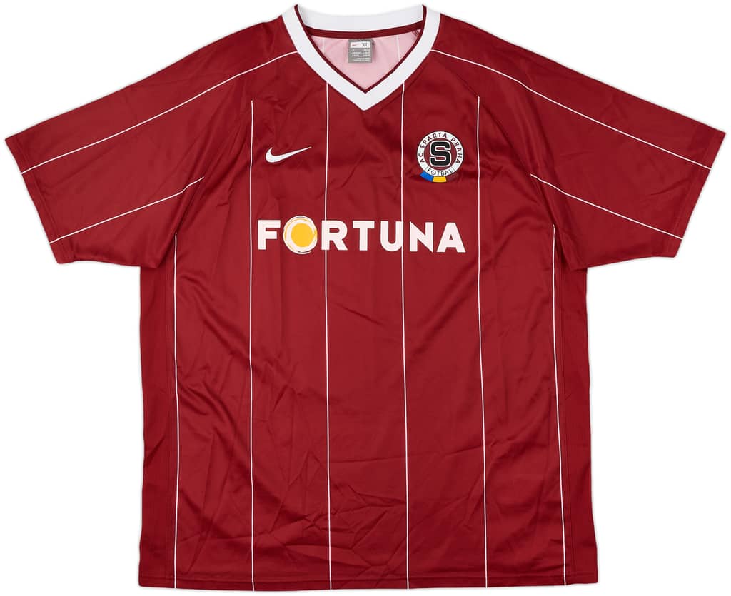 2007-08 Sparta Prague Home Shirt - 8/10 - (XL)