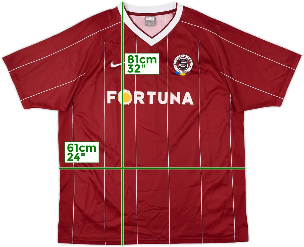 2007-08 Sparta Prague Home Shirt - 8/10 - (XL)