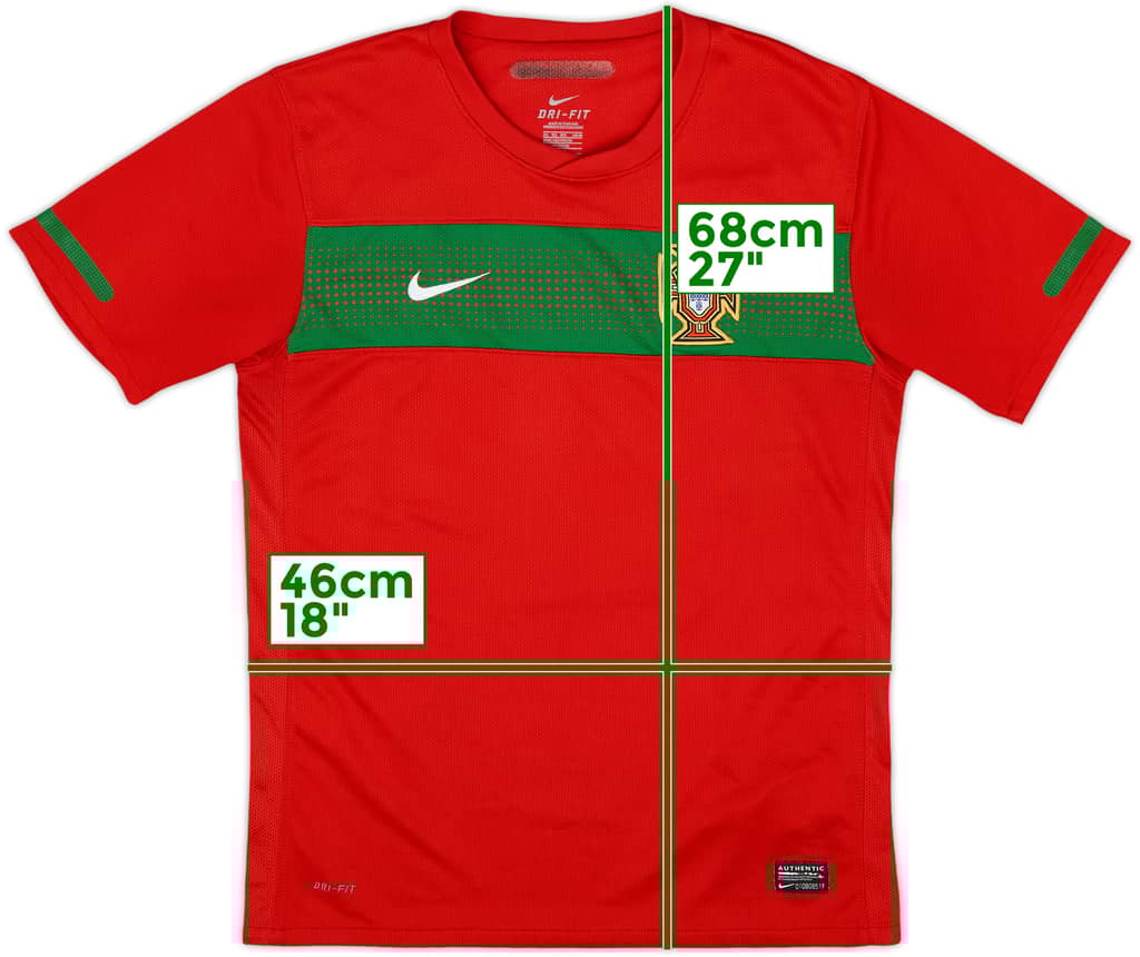 2010-11 Portugal Home Shirt - 8/10 - (XL.Boys)