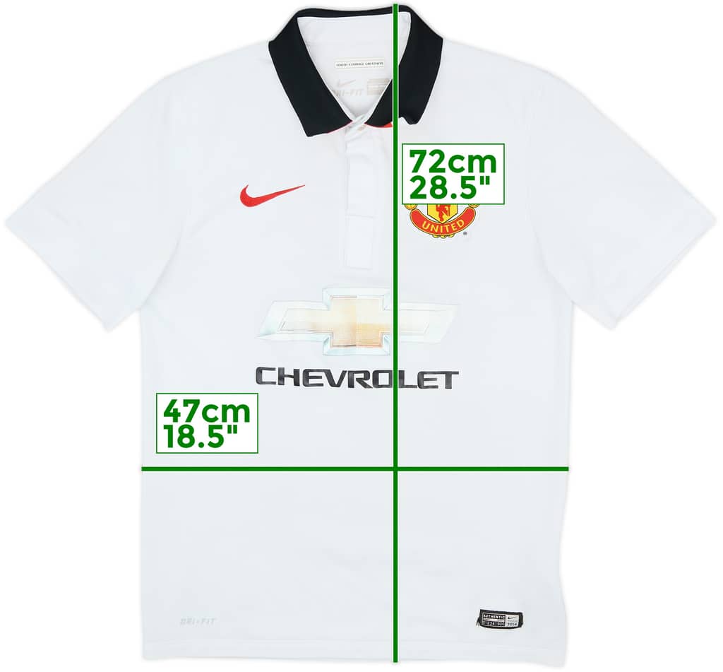 2014-15 Manchester United Away Shirt - 4/10 - (S)