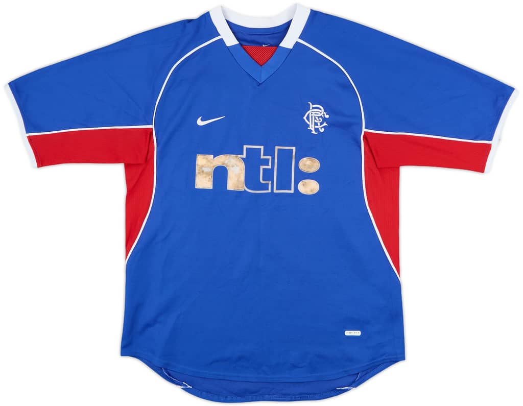 2001-02 Rangers Home Shirt - 5/10 - (S)