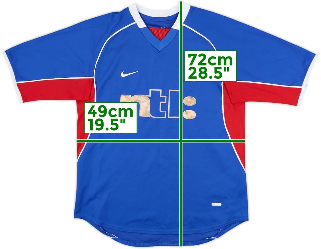 2001-02 Rangers Home Shirt - 5/10 - (S)