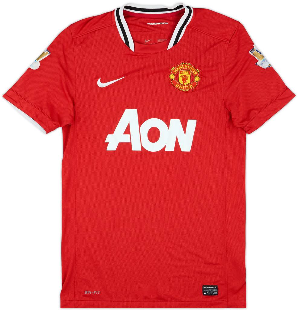2011-12 Manchester United Home Shirt - 5/10 - (S)