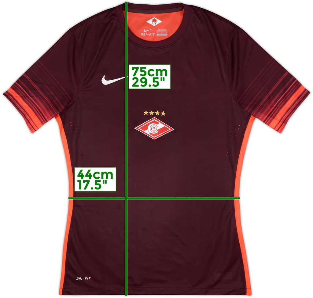 2015-16 Spartak Moscow Player Issue GK S/S Shirt - 8/10 - (M)