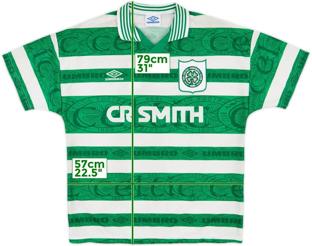 1995-97 Celtic Home Shirt - 7/10 - (L)
