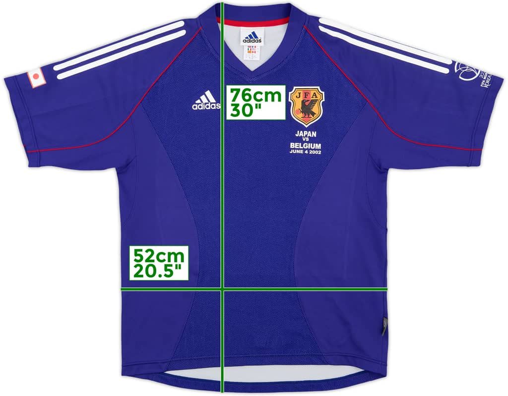2002-04 Japan 'vs Belgium' Home Shirt - 9/10 - (M)