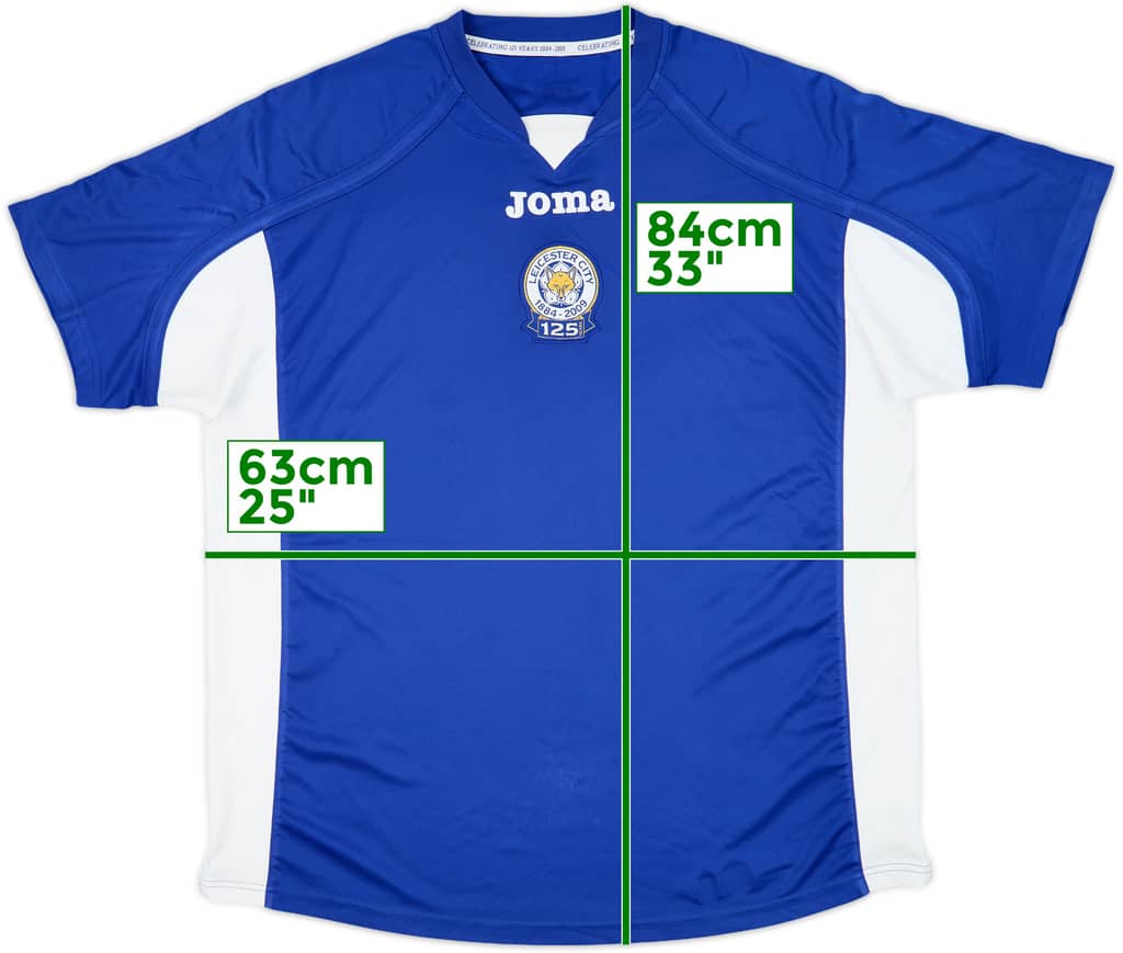 2009-10 Leicester '125 Years' Home Shirt - 8/10 - (3XL)