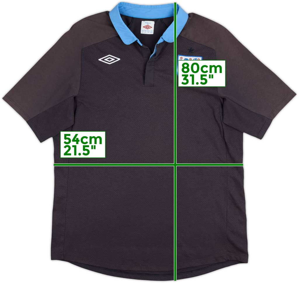 2011-12 England Away Shirt - 5/10 - (XL)