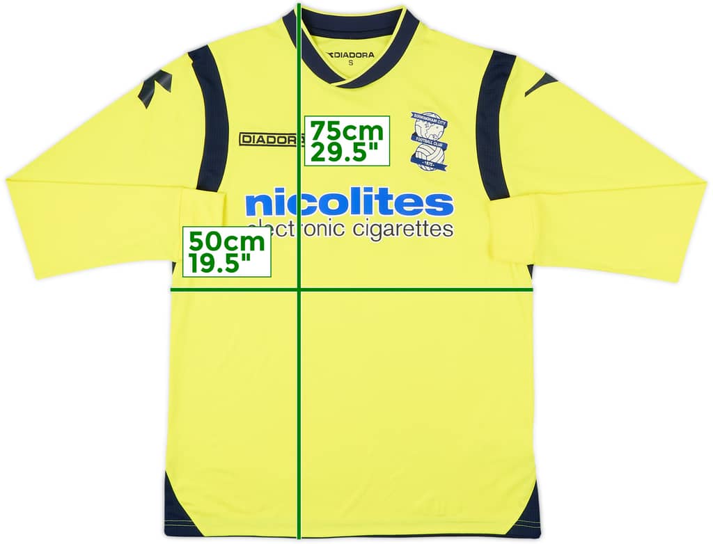 2013-14 Birmingham Away L/S Shirt - 9/10 - (S)