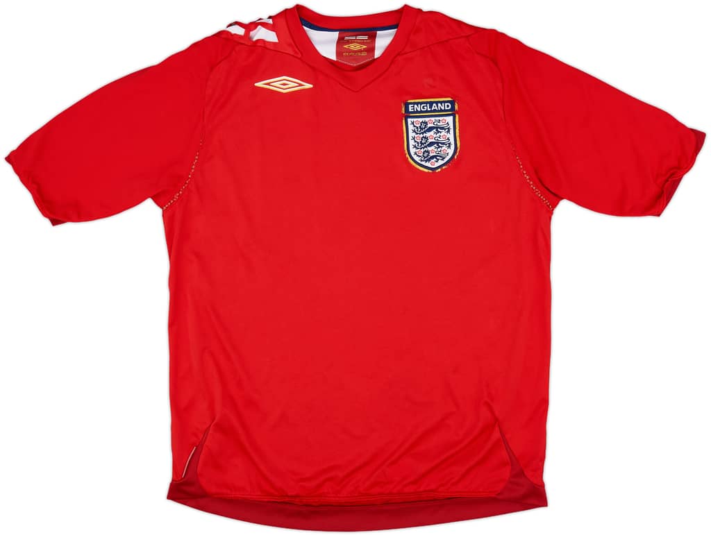 2006-08 England Away Shirt - 5/10 - (L)
