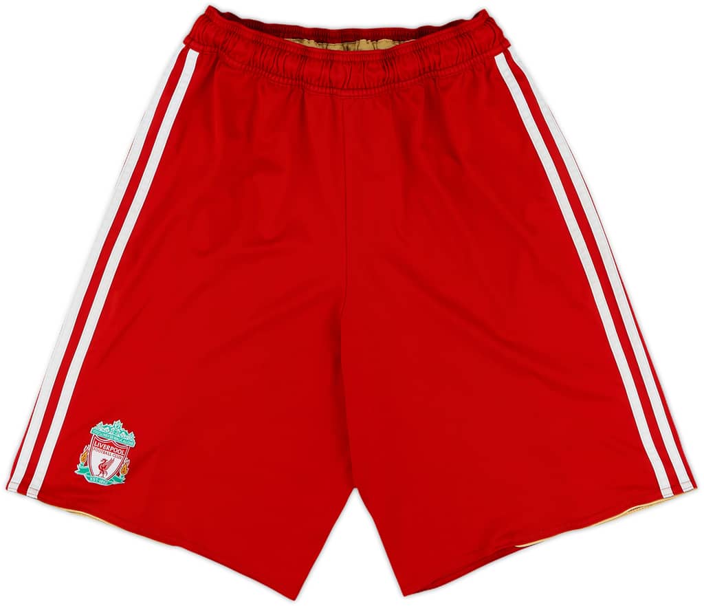 2006-08 Liverpool Home Shorts - 9/10 - (XL.Boys)