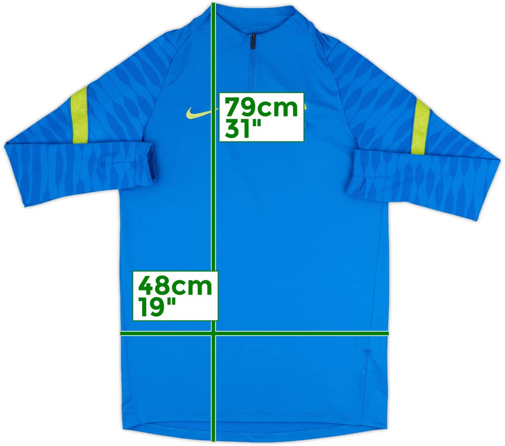 2021-22 Tottenham Nike 1/4 Zip Training Top - 8/10 - (M)