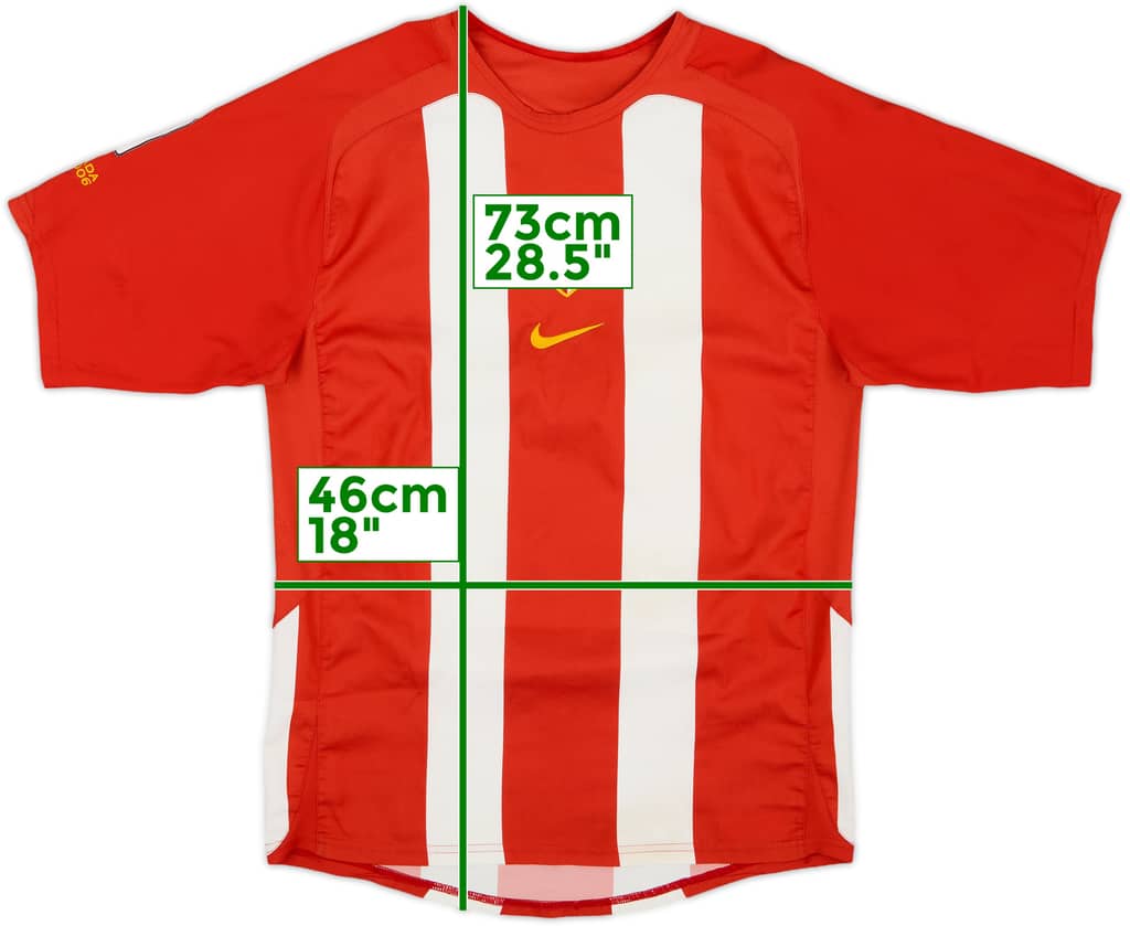 2005-06 Atletico Madrid Home Shirt - 8/10 - (S)