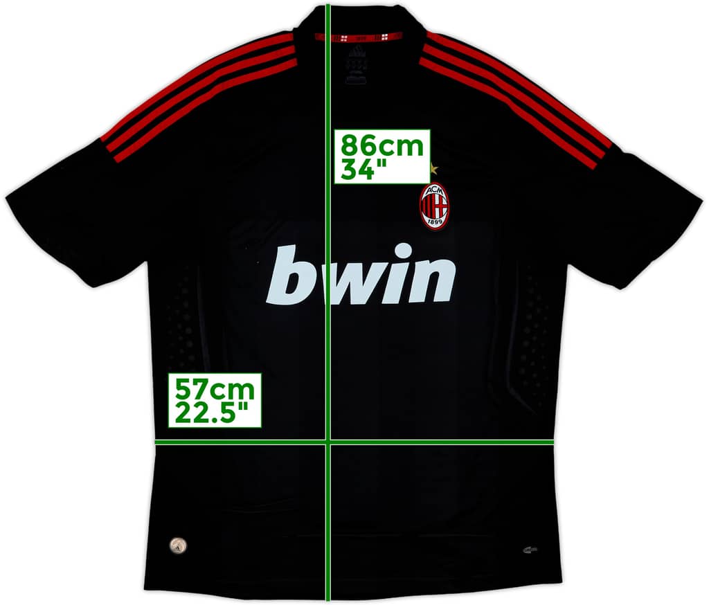 2008-09 AC Milan Third Shirt - 5/10 - (XL)