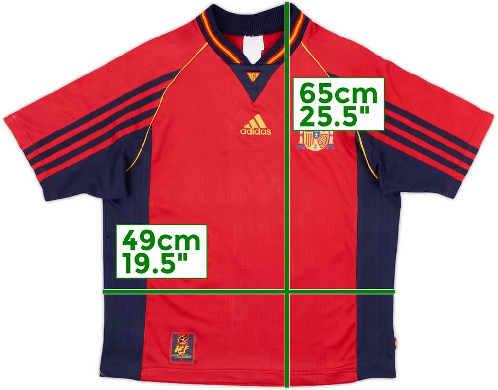 1998-99 Spain Home Shirt - 7/10 - (XL.Boys)