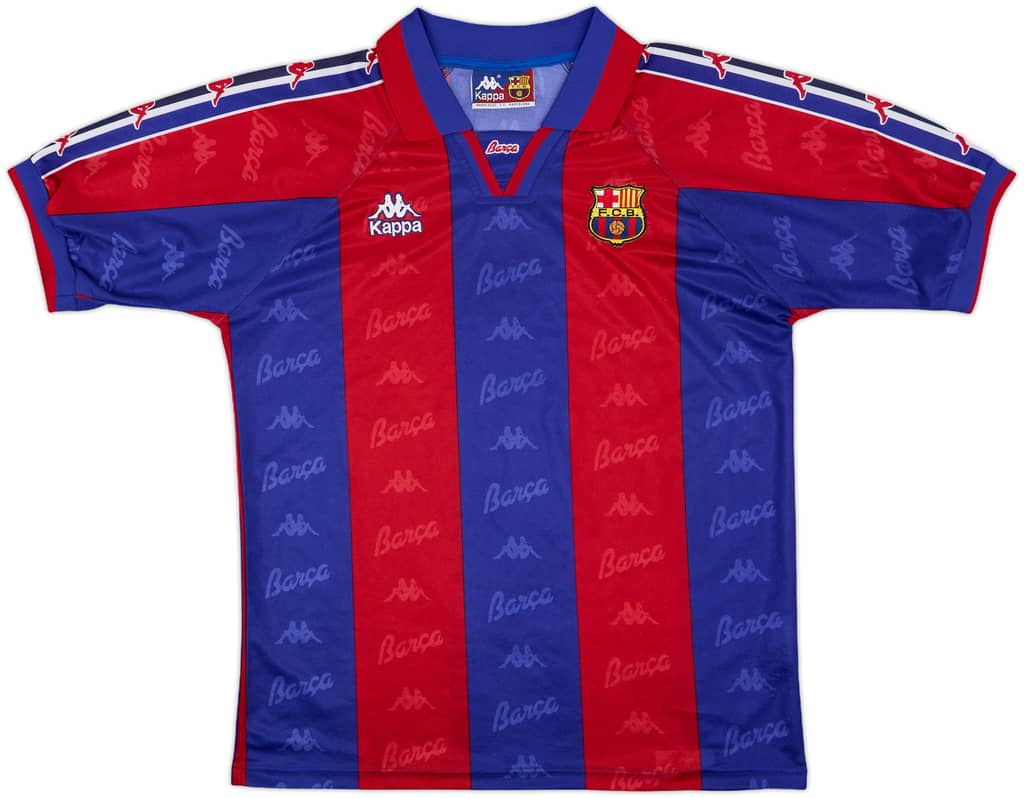 1995-97 Barcelona Home Shirt - 10/10 - (S)