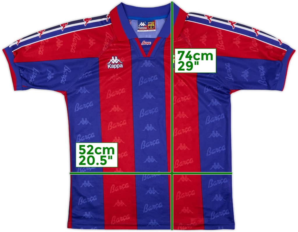 1995-97 Barcelona Home Shirt - 10/10 - (S)