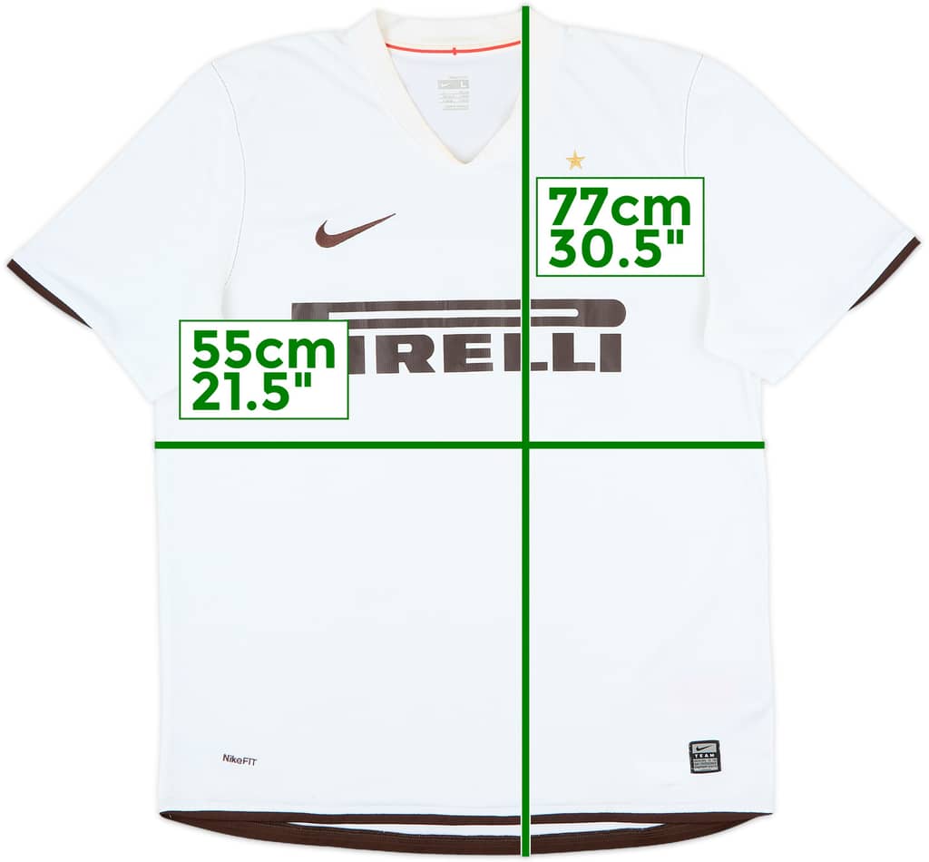 2008-09 Inter Milan Away Shirt - 5/10 - (L)