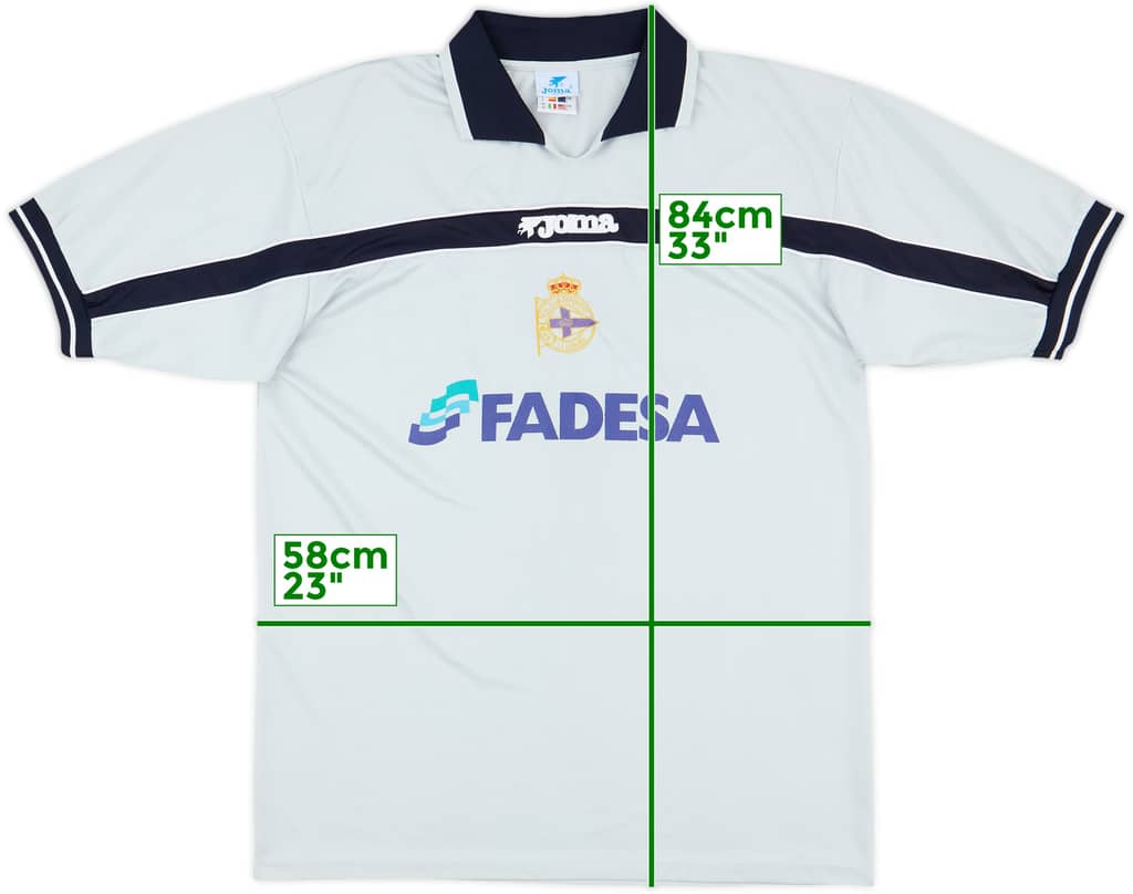 2001-02 Deportivo de La Coruna Third Shirt - 8/10 - (L)