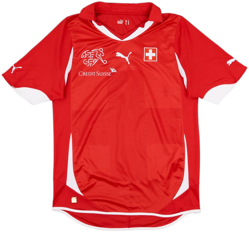 2010-11 Switzerland Home Shirt - 7/10 - (M)