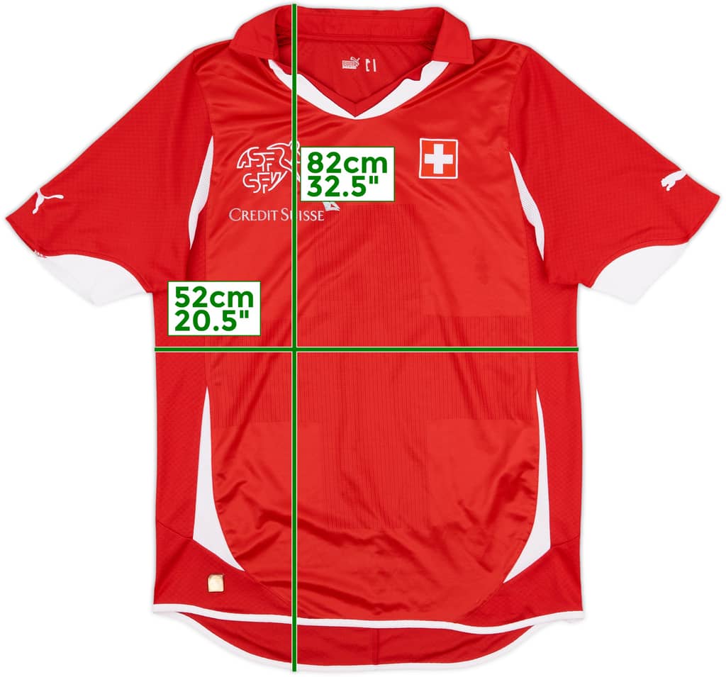 2010-11 Switzerland Home Shirt - 7/10 - (M)