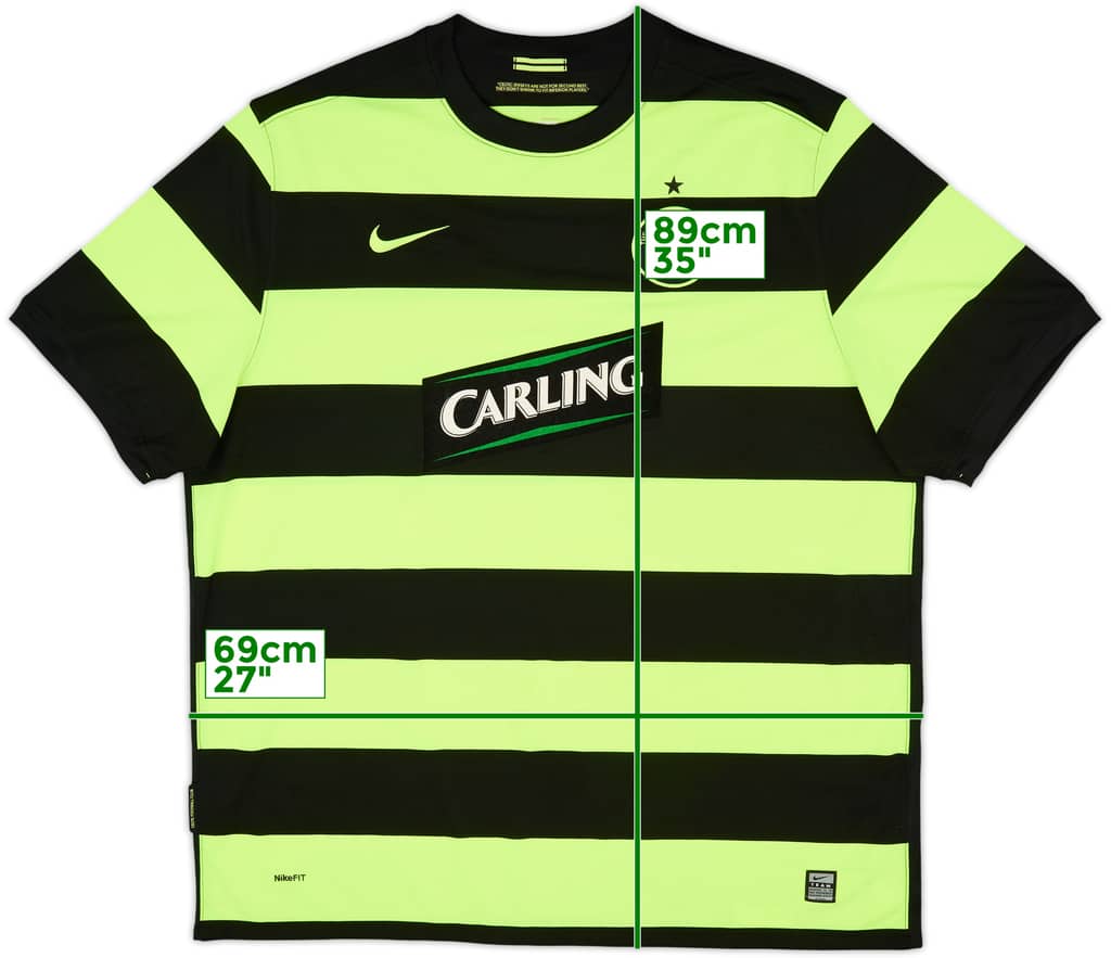 2009-11 Celtic Away Shirt - 9/10 - (3XL)