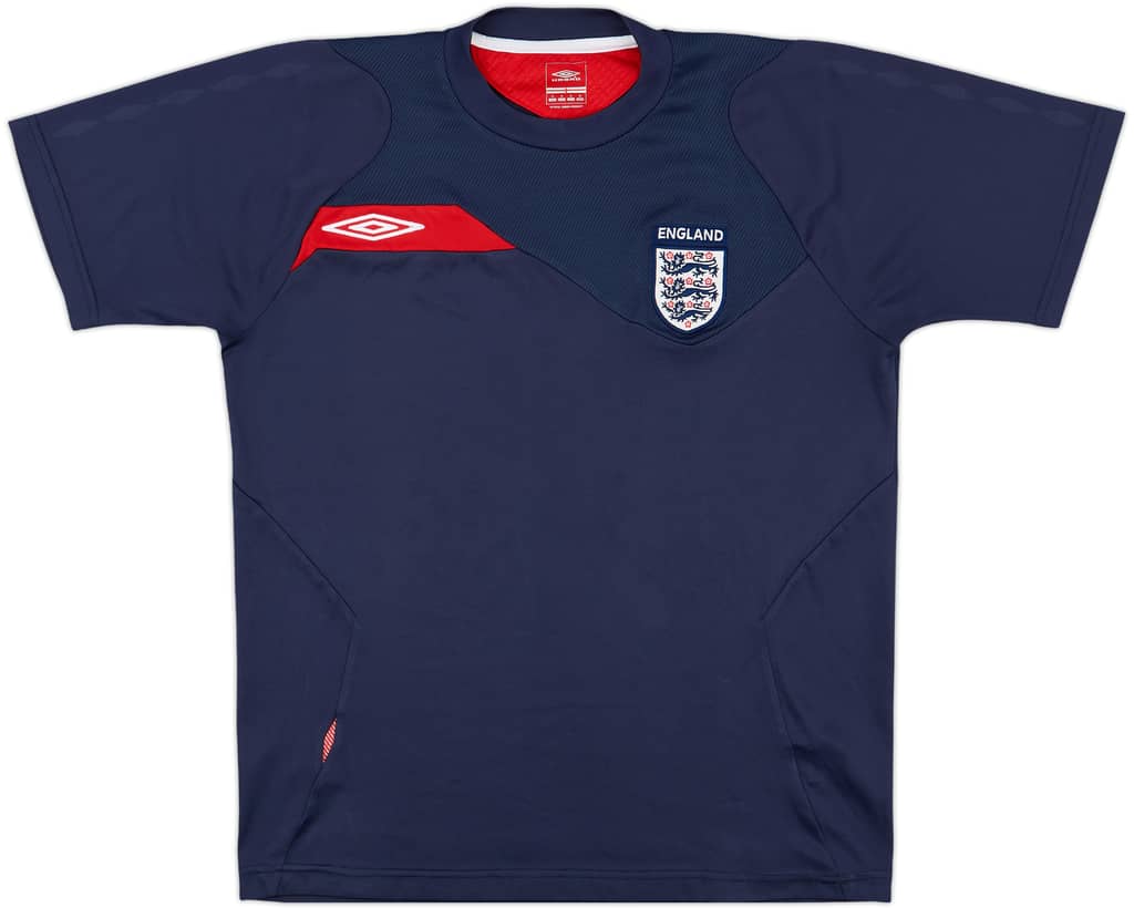 2007-08 England Umbro Training Shirt - 8/10 - (S)