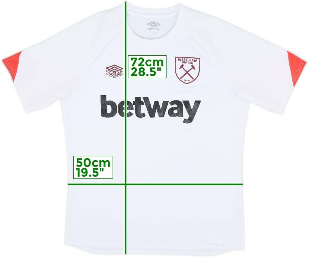 2022-23 West Ham Umbro Training Shirt - 4/10 - (L)