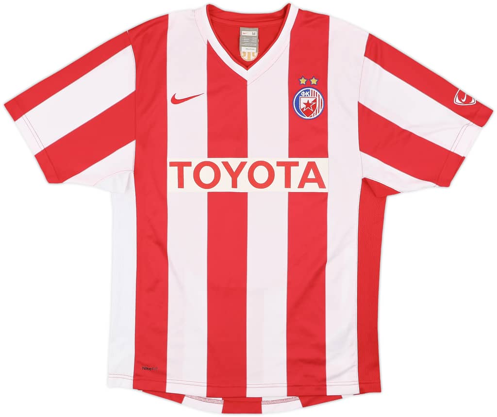 2007-09 Red Star Belgrade Home Shirt - 7/10 - (M)