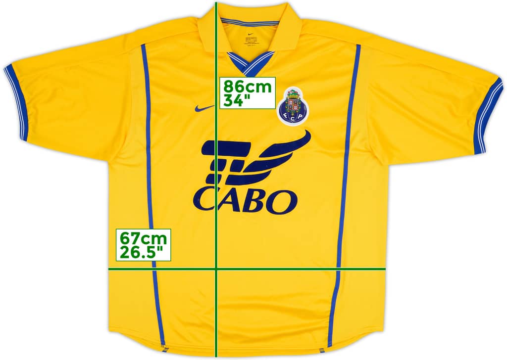 2000-01 Porto Away Shirt - 9/10 - (XXL)