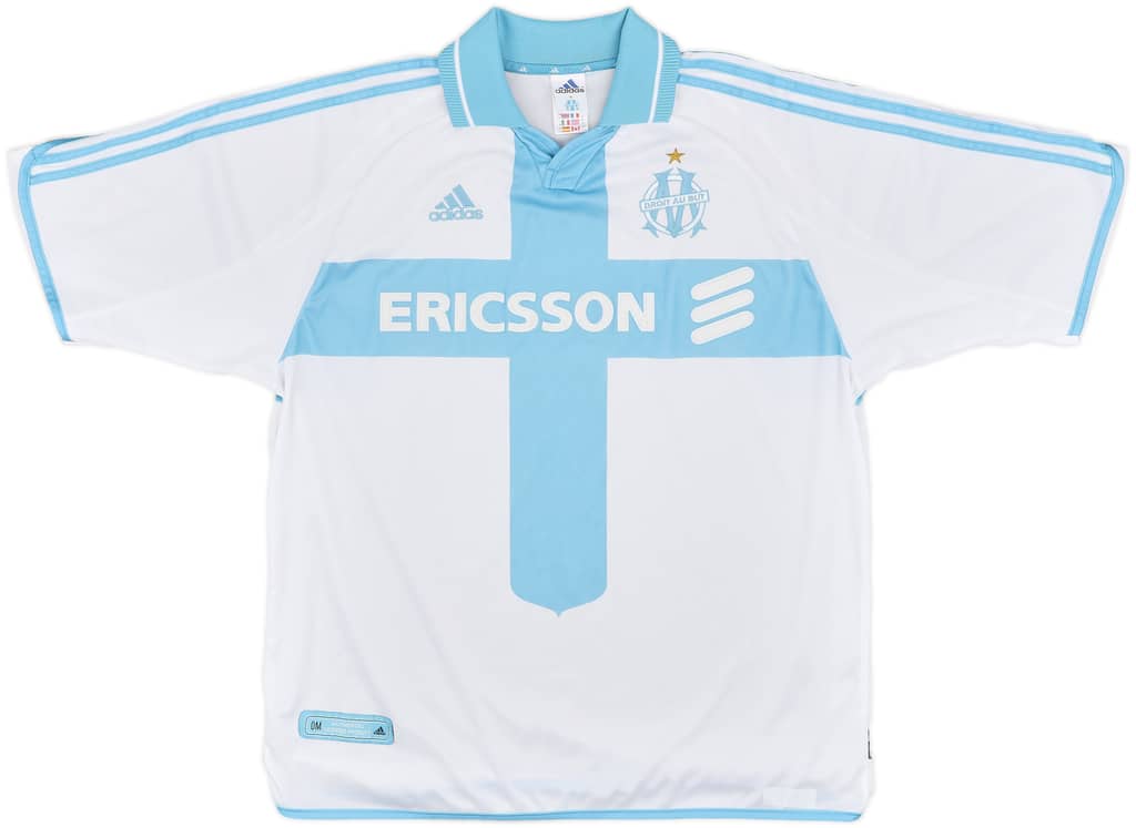 2000-01 Olympique Marseille Home Shirt - 8/10 - (XL)