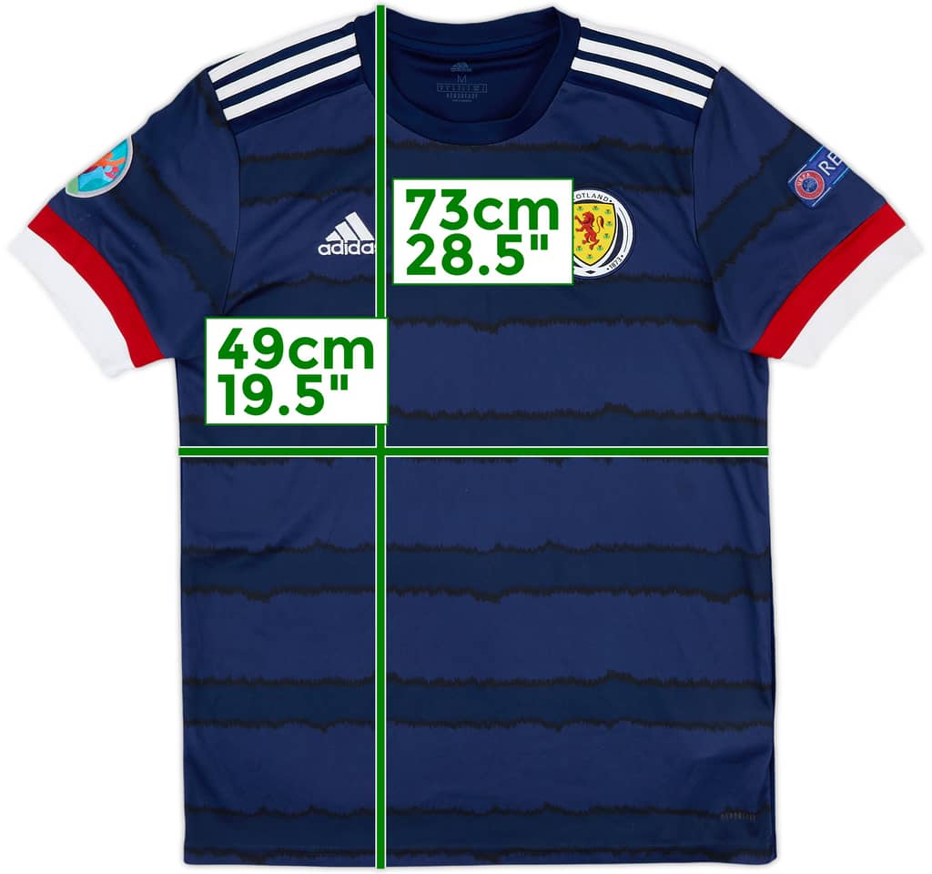2020-22 Scotland Home Shirt - 7/10 - (M)