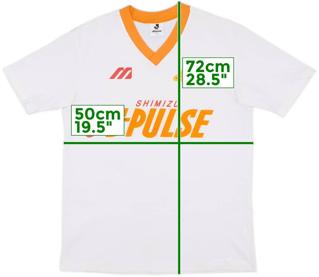 1993-95 Shimizu S-Pulse Mizuno Training Shirt - 8/10 - (L)