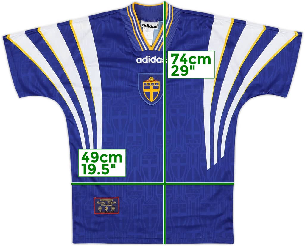 1996-98 Sweden Away Shirt - 9/10 - (S)