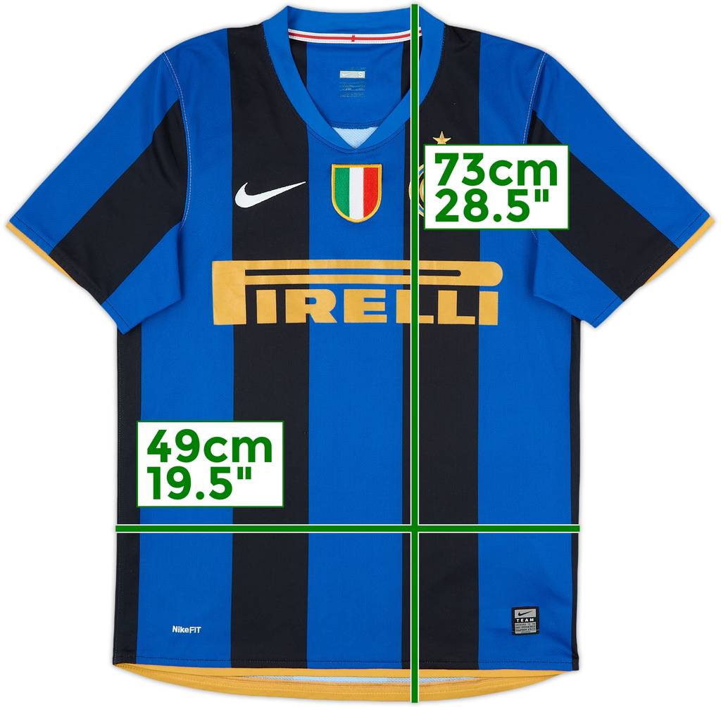2008-09 Inter Milan Home Shirt - 9/10 - (S)