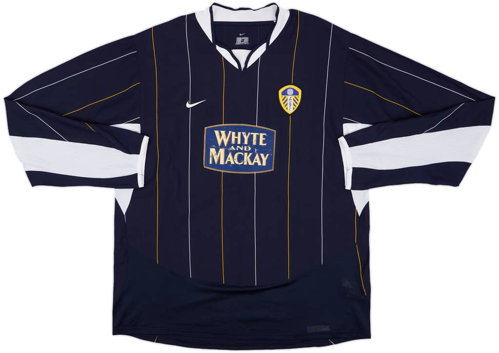 2003-04 Leeds United Away L/S Shirt - 5/10 - (XXL)