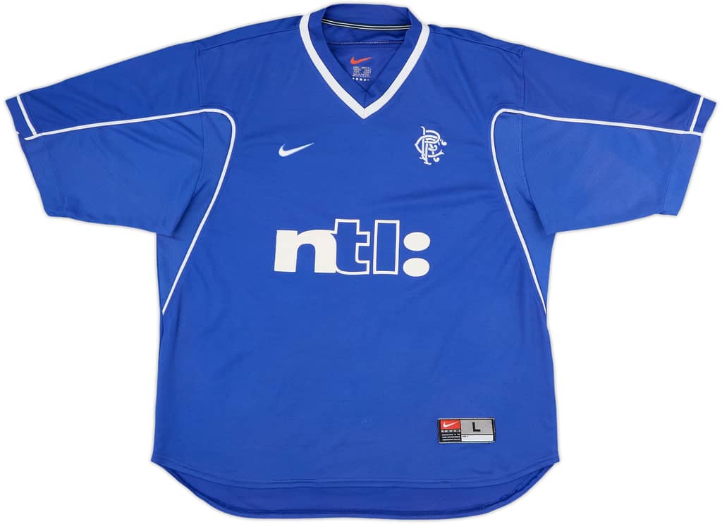 1999-01 Rangers Home Shirt - 8/10 - (L)