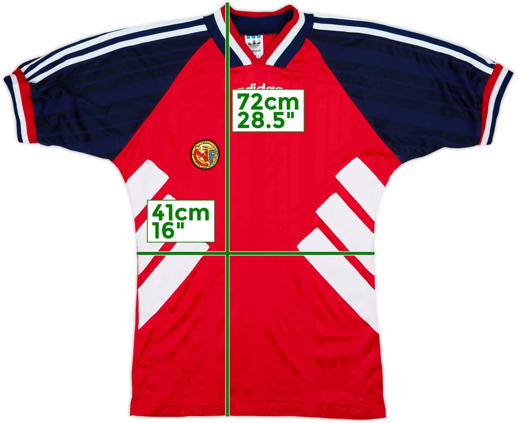 1994-96 Norway Home Shirt - 6/10 - (S)