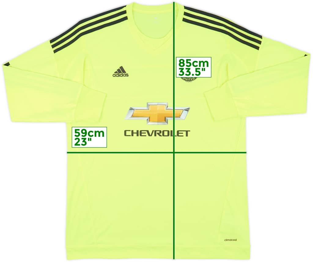 2015-16 Manchester United GK Shirt - 9/10 - (XL)