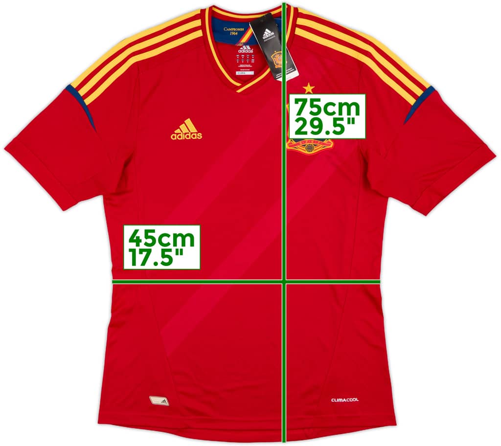 2011-12 Spain Home Shirt (M)