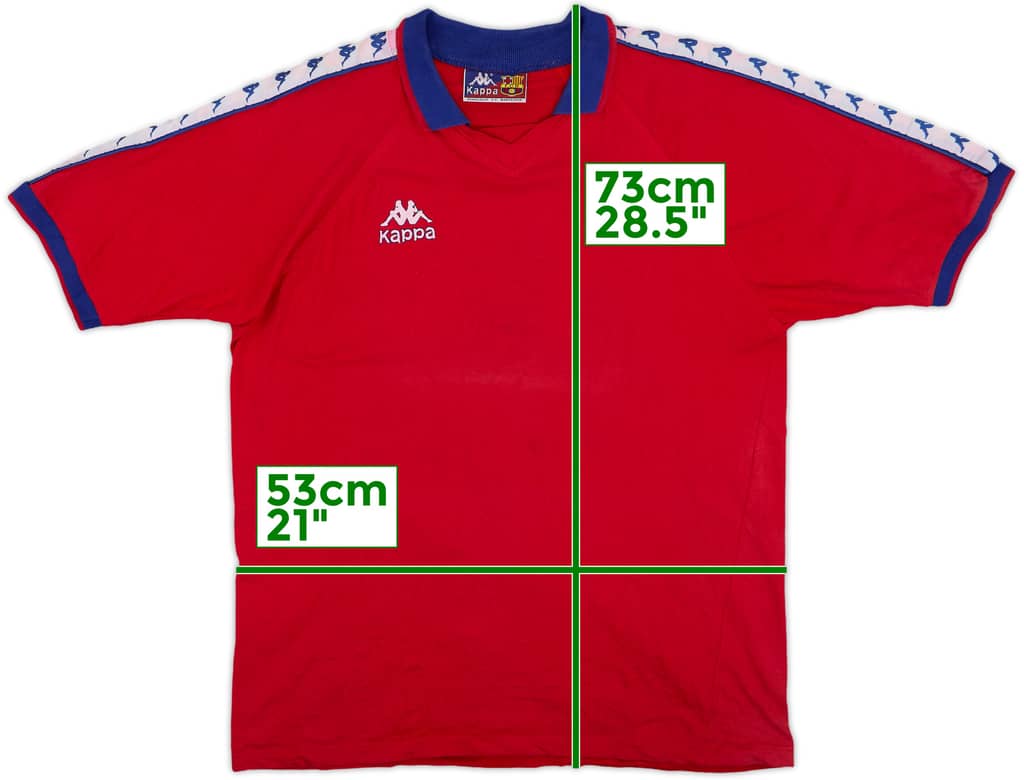 1993-94 Barcelona Kappa Training Shirt - 8/10 - (M)