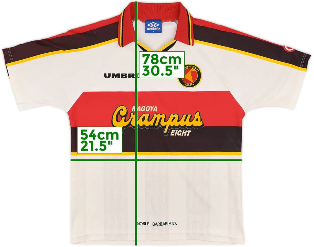 1997-98 Nagoya Grampus Eight Away Shirt - 8/10 - (M)