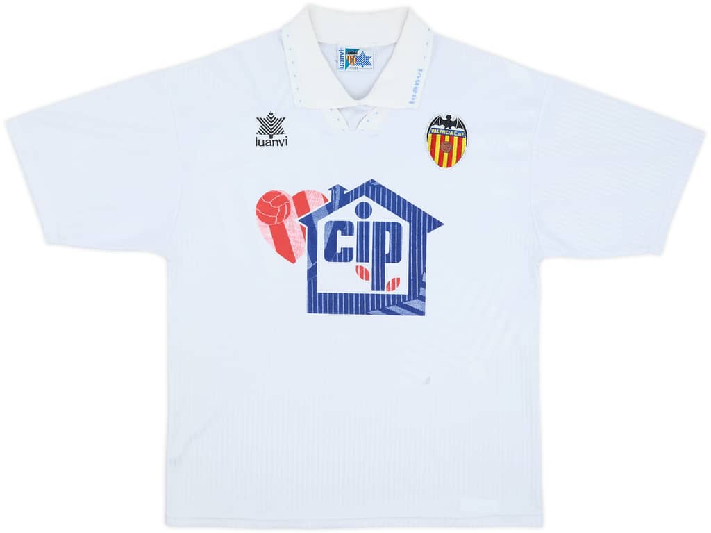 1993-94 Valencia Home Shirt - 8/10 - (M)