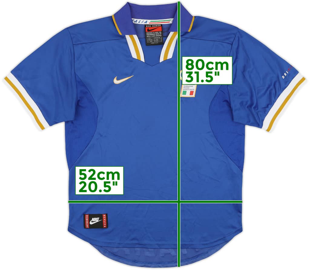 1996-97 Italy Home Shirt - 8/10 - (L)