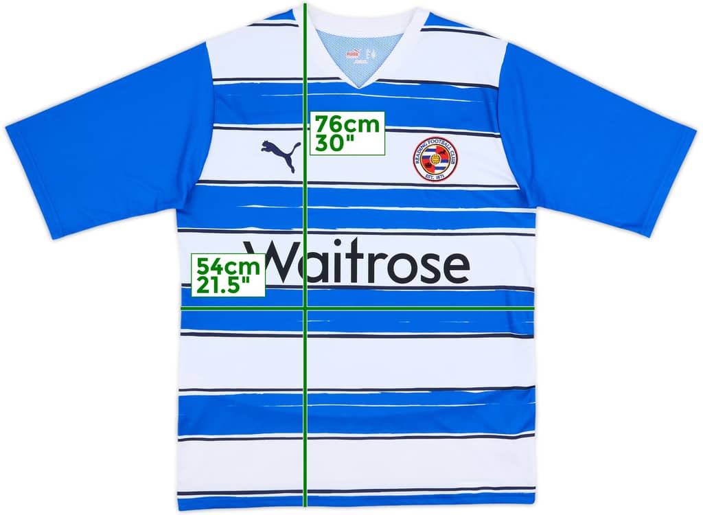 2010-11 Reading Home Shirt - 8/10 - (L)