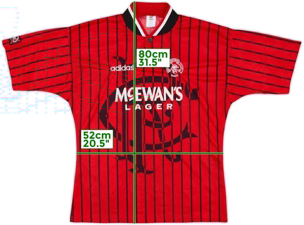 1994-95 Rangers Away Shirt - 10/10 - (L)